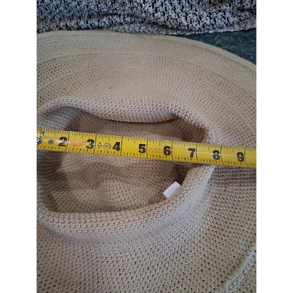 San Diego Hat Co Floppy Sun Hat Wide Brim Neutral Tan 100% Cotton Beach Summer - Picture 9 of 9